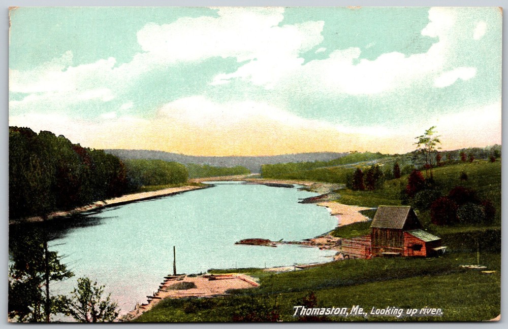 1912 River View Thomaston Maine ANTIQUE Postcard