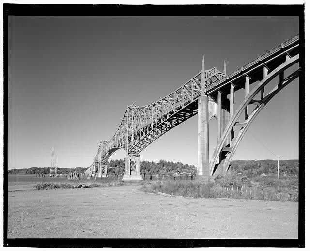 24. General view of the Coos Bay Bridge, view looking northeast - Coos Bay