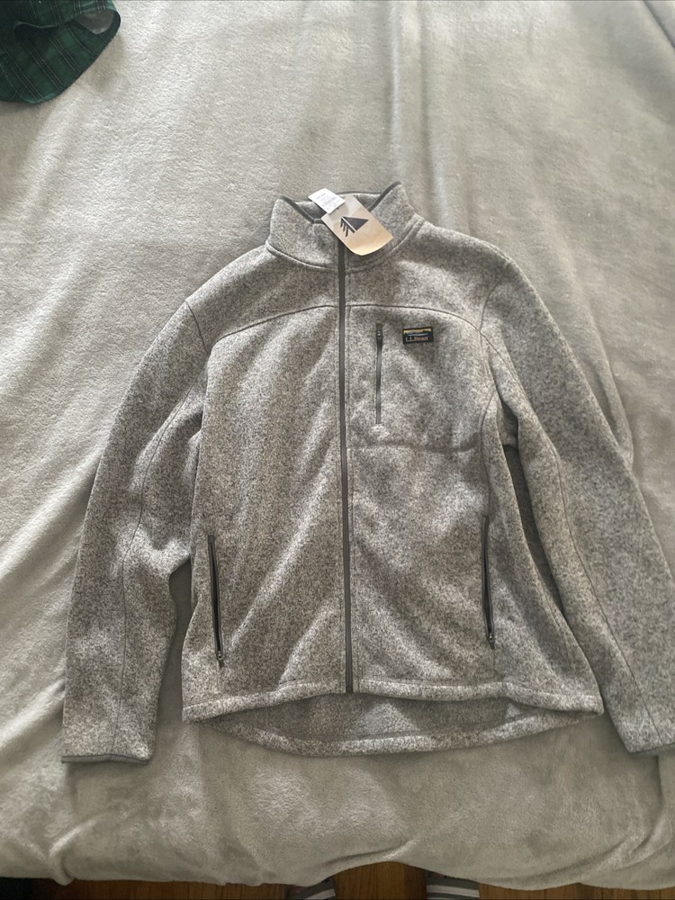 L.L. Bean Men's Sweater Fleece Full Zip Jacket
