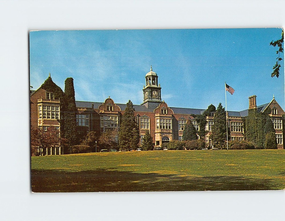 Postcard Stephens Hall State Teachers College Towson Maryland USA