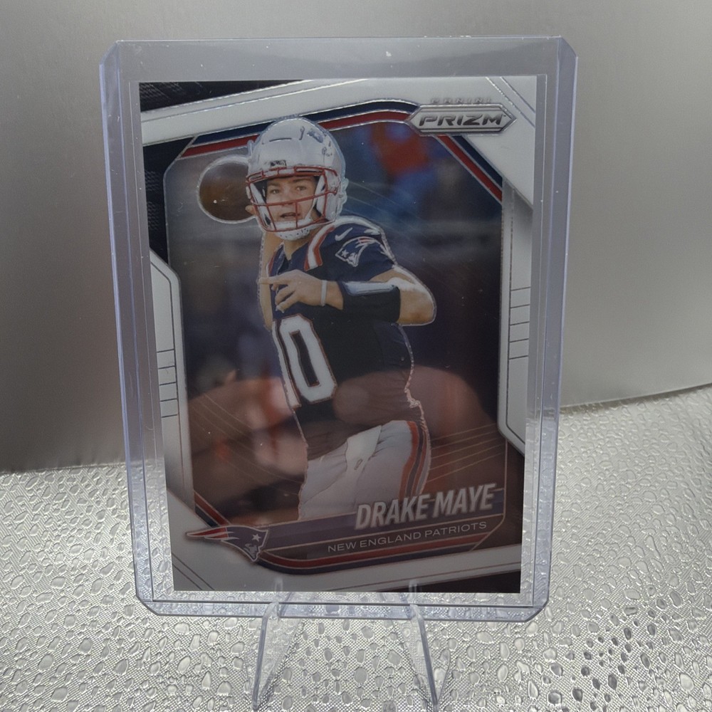 Drake Maye 2025 PANINI PRIZM TRUE WHITE /35 Very Nice Card , Excellent Condition