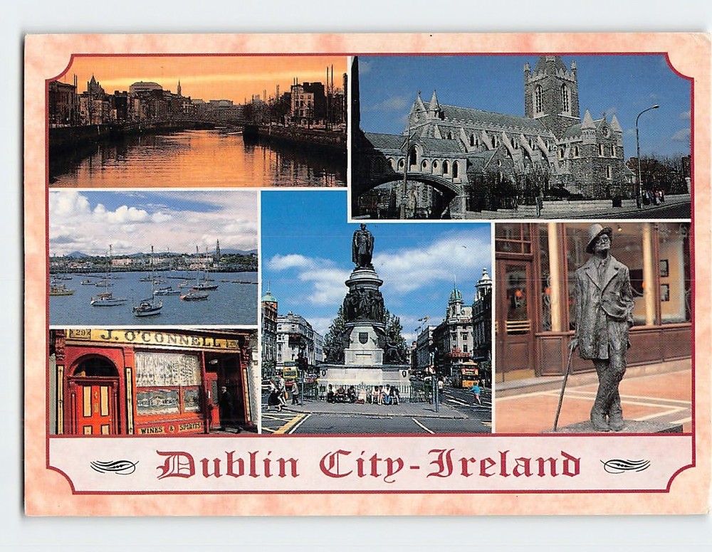 Postcard Dublin Ireland