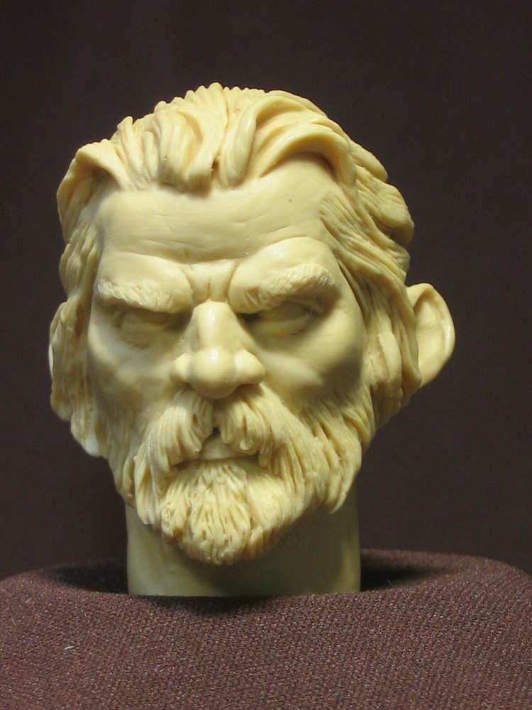 A-29 CUSTOM RESIN BARBARIAN UNPAINTED HEAD SCULPT Action figures 1/6