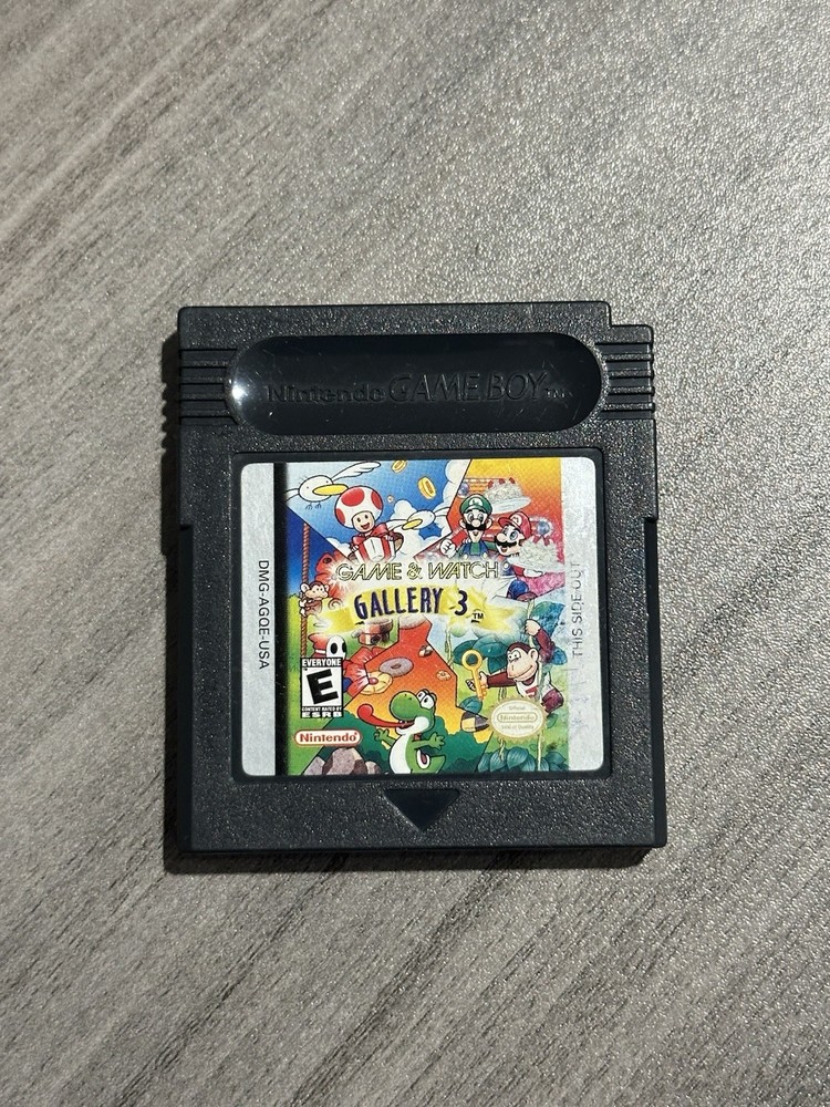 Game and Watch Gallery 3 (Nintendo Game Boy, 1999)