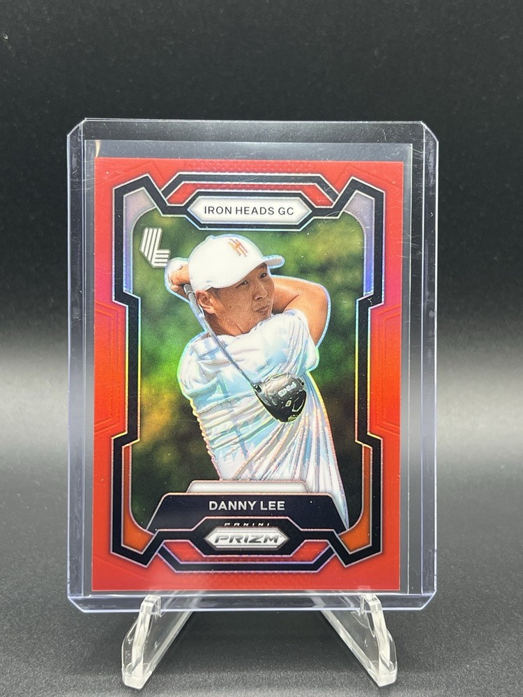 Danny Lee 2024 Panini Prizm LIV Golf Red 149 Iron Heads GC 45