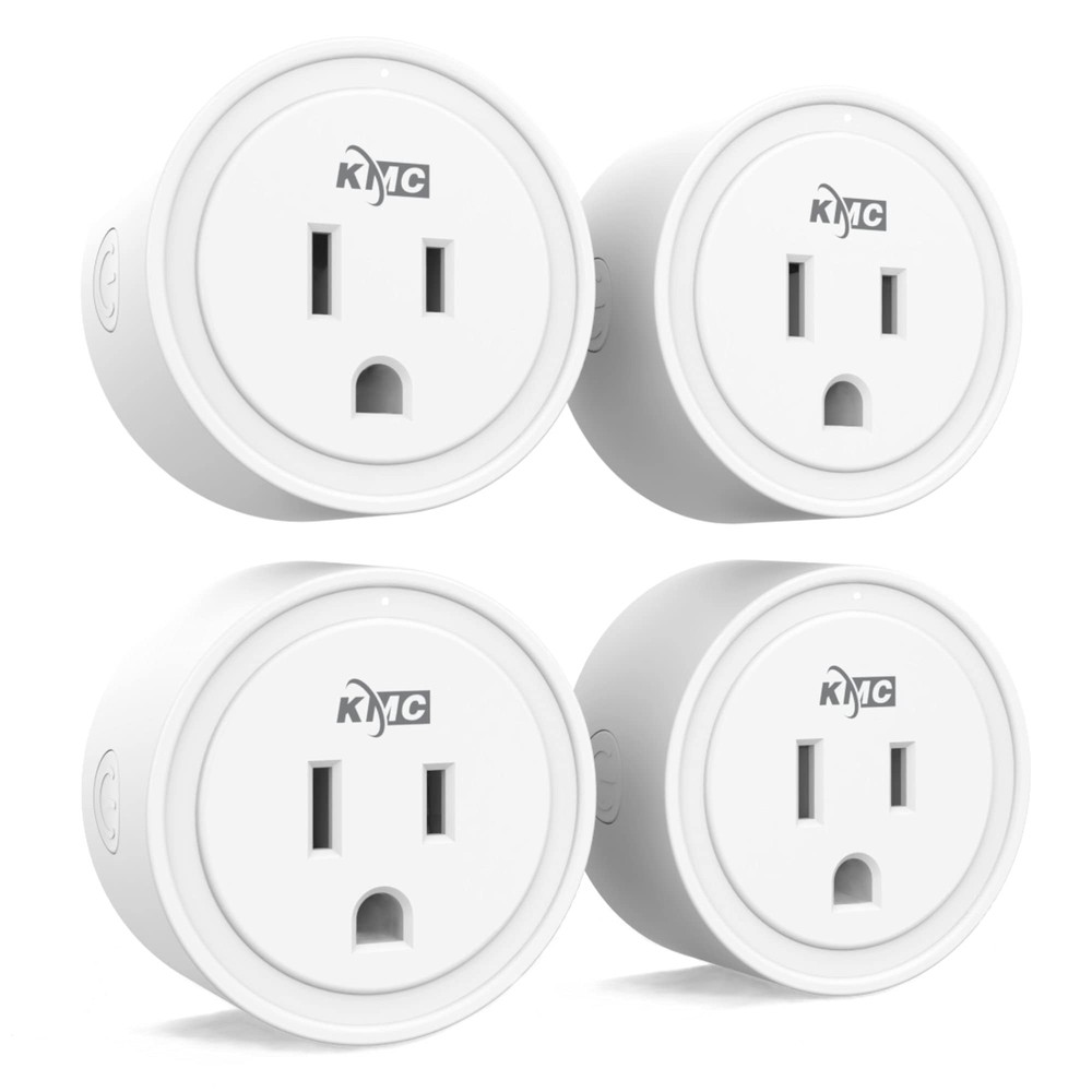 Smart Plug Mini 4-Pack Wi-Fi Outlets for Smart Home Remote Control Lights a