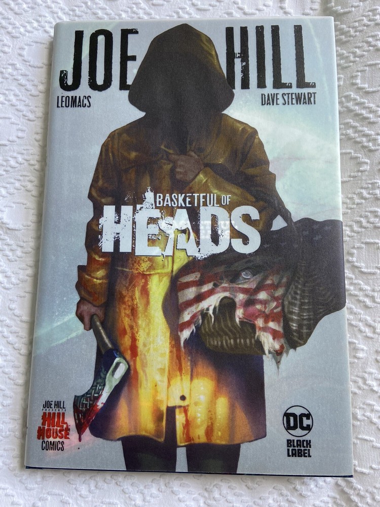 BASKETFUL OF HEADS - JOE HILL. DC BLACK LABEL.. Horror Graphic Novel. HARDBACK