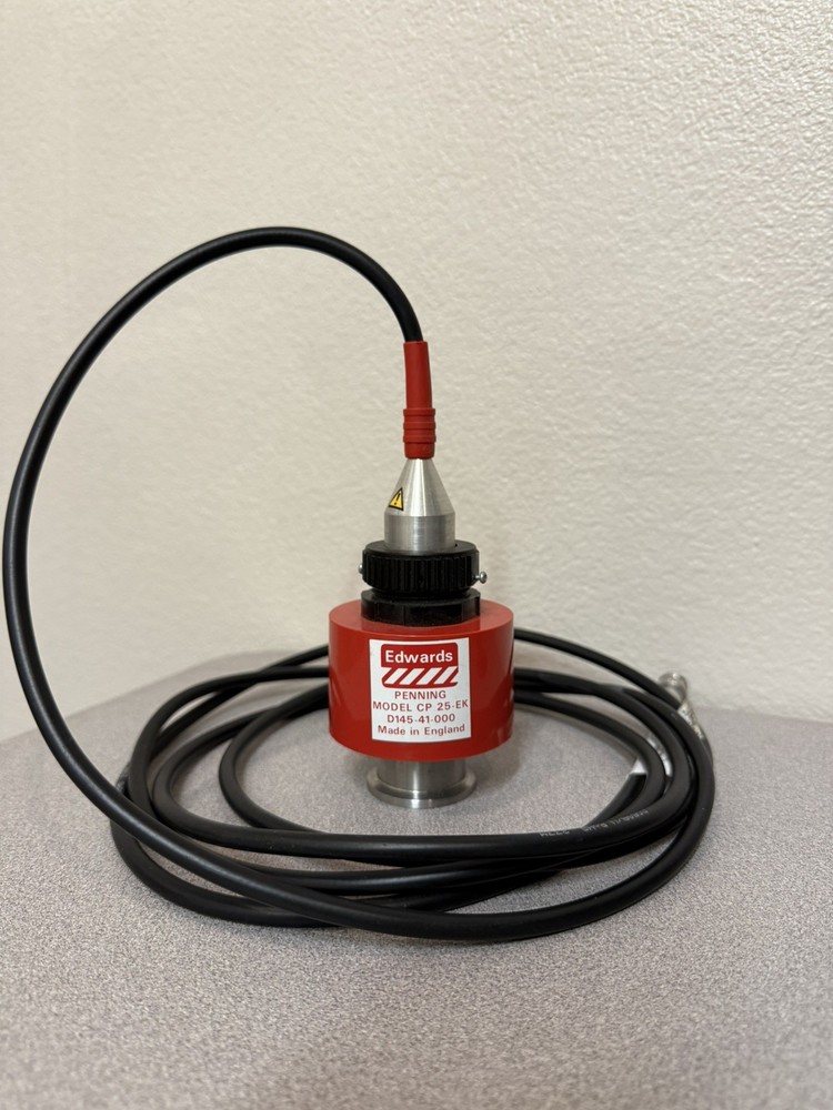 Edwards Penning D145-41-000 Cold Cathode Vacuum Gauge Model CP25-EK