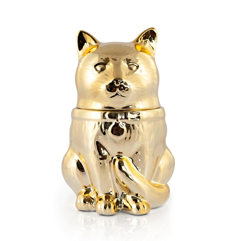 Marvel’s Captain Marvel Goose Gold Electroplated Ceramic Cookie Jar