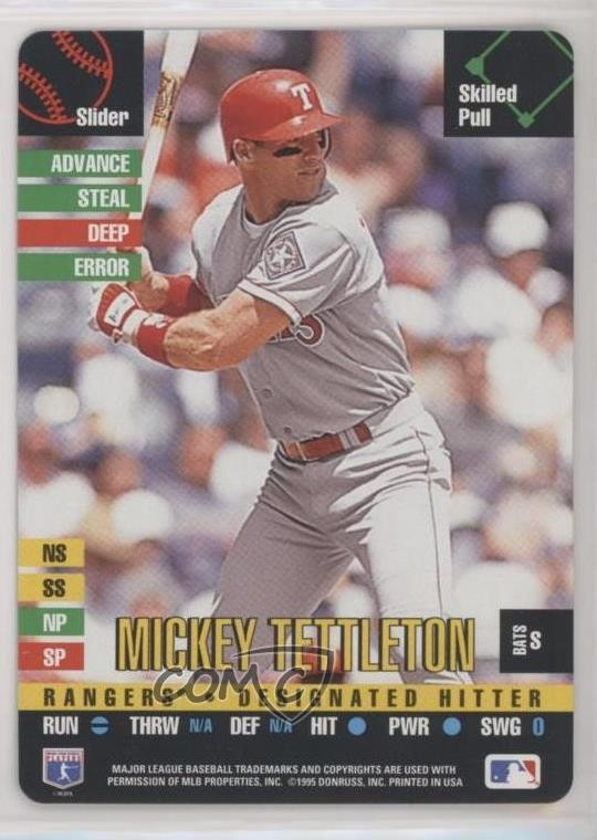 1995 Donruss Top of the Order Mickey Tettleton 0a2Fulfilled by COMC - World’s largest consignment service