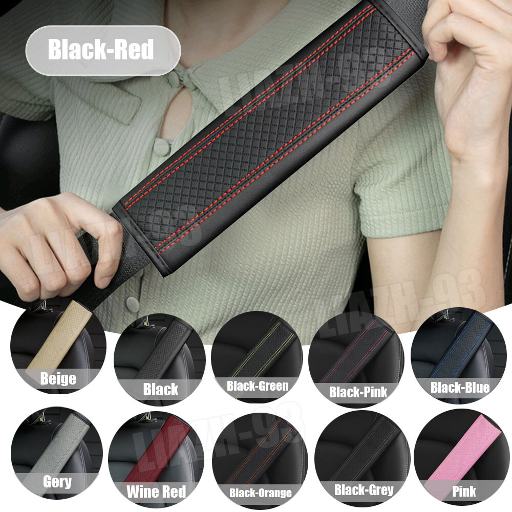 Comfort Car Seat Belt Shoulder Strap Pad Cushion 11 Color Options  