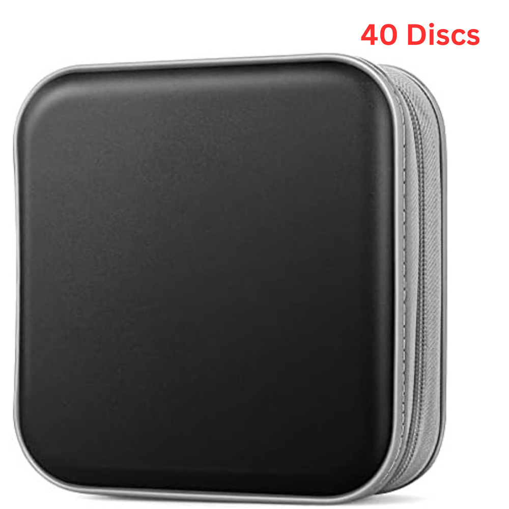 CD DVD Case Portable Holder Large Storage Disc Wallet Bag for Car Home Travel