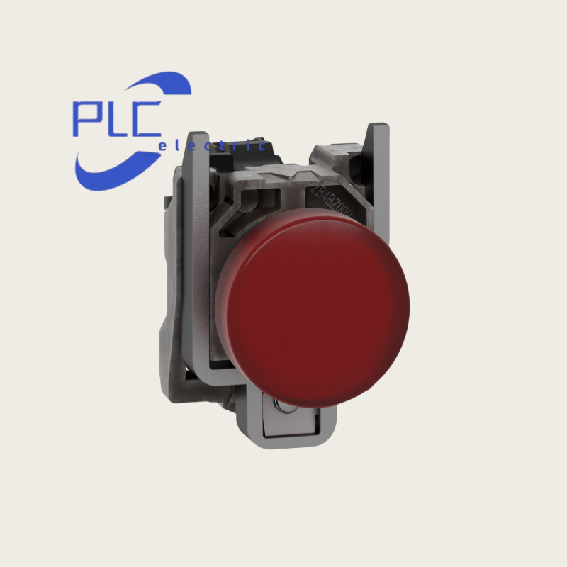 XB4BVB4 1PC New Schneider Pilot light Harmony XB4 metal red 22mm universal LED