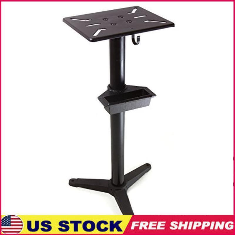 Heavy Duty 32-Inch Bench Grinder Stand with Universal Mount and Water Pot  