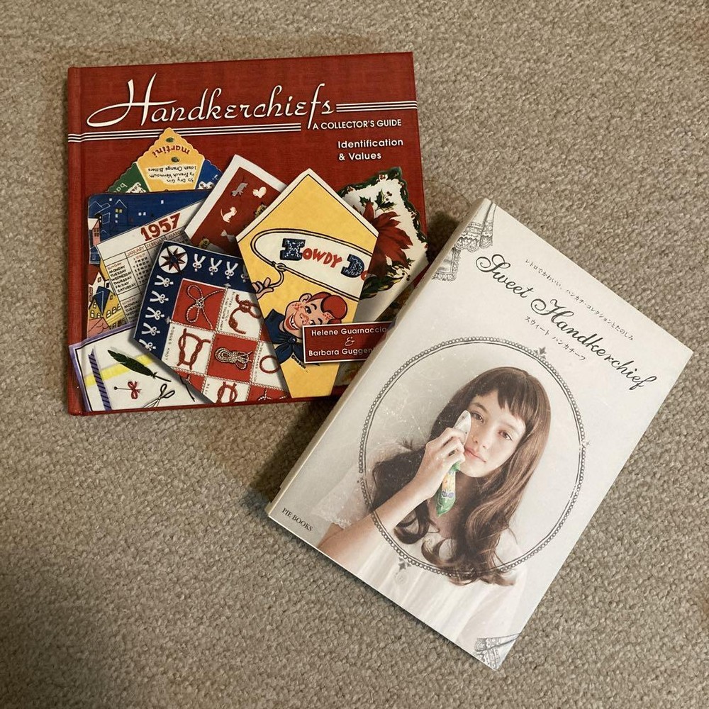 Handkerchiefs Handkerchief Collection Photo Book Set Of 2 Japanese
