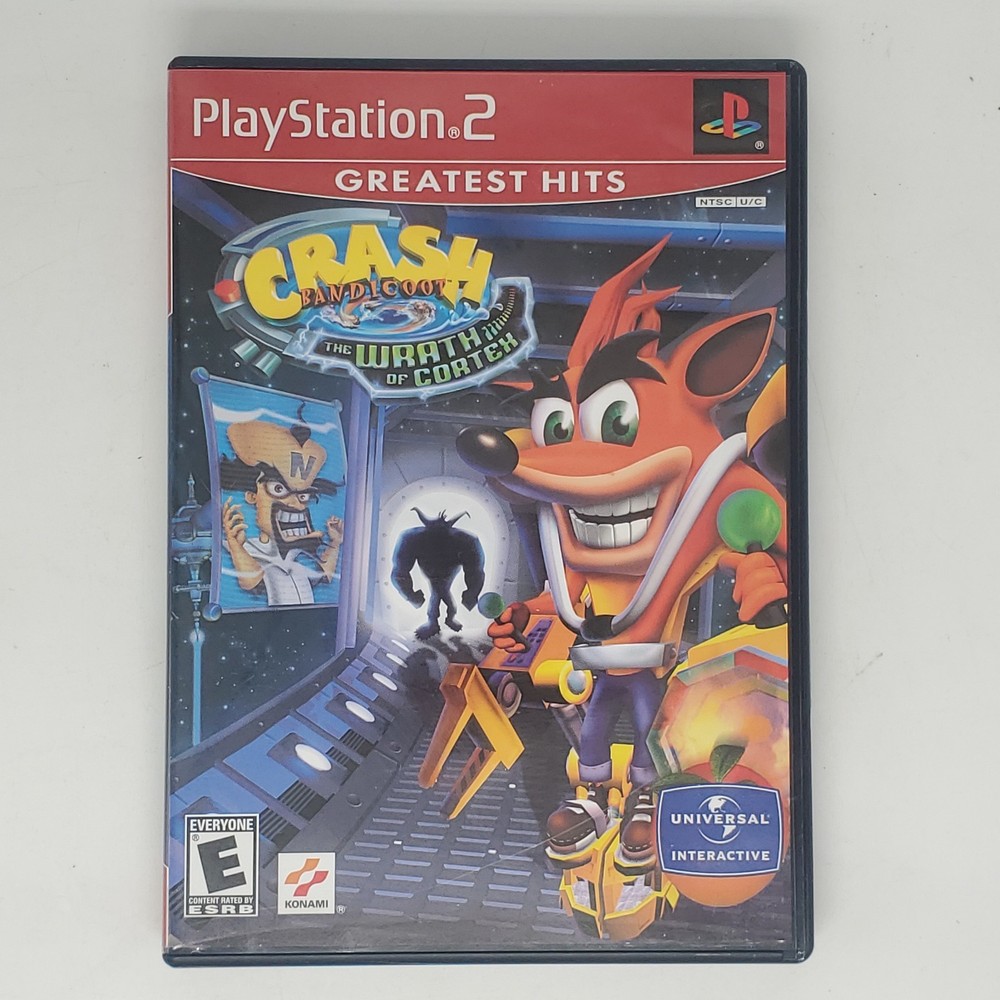 Crash Bandicoot The Wrath Of Cortex PS2 Sony PlayStation 2 CIB Tested & Working