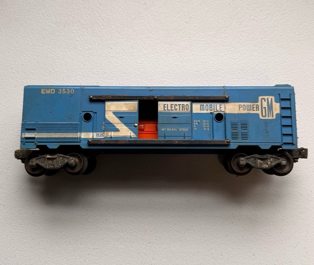 Postwar Lionel 3530 Gm Electro Operating Generator Car, C-7 Excl