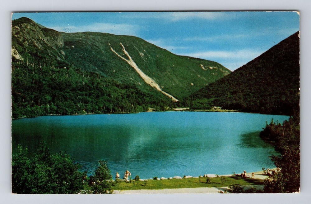 Franconia Notch NH-New Hampshire, Scenic Echo Lake, Vintage Postcard
