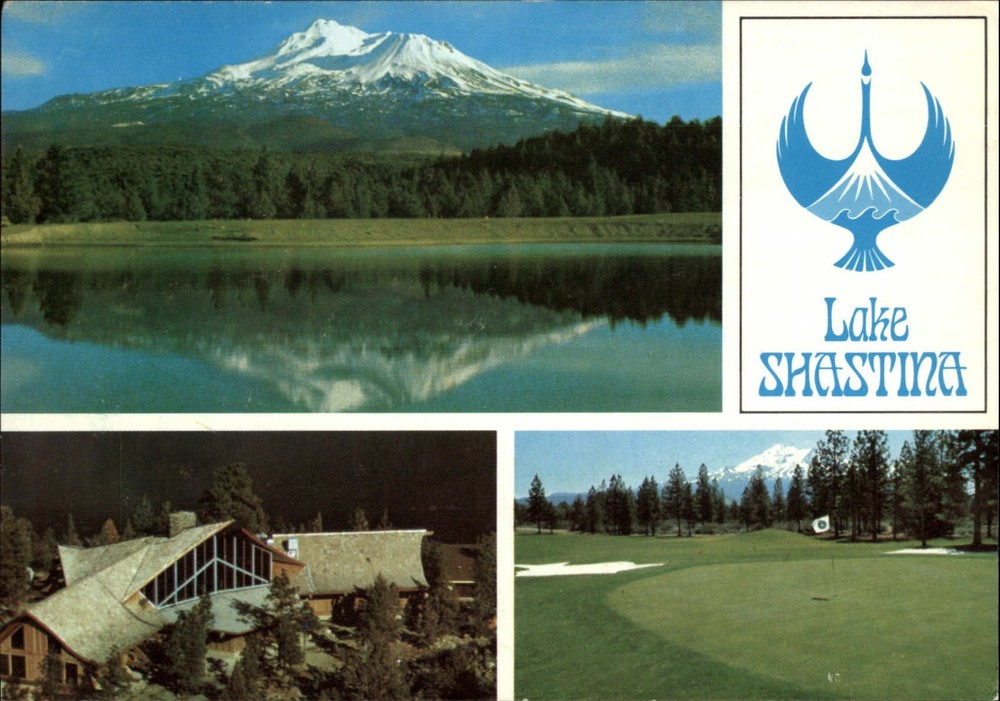 Lake Shastina Four Season Resort California ~ postcard sku879