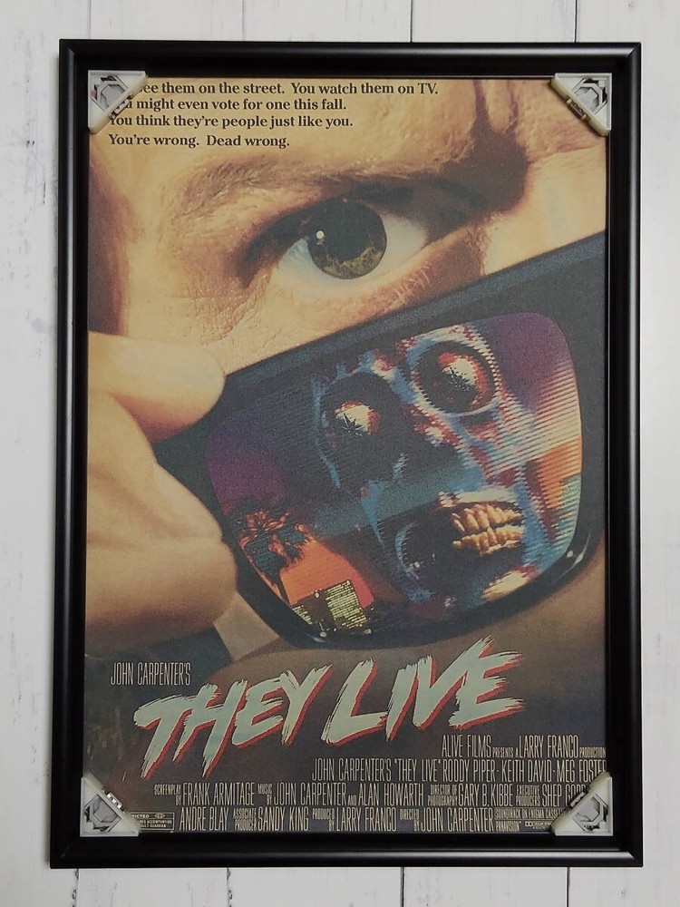 Combine possible They LIVe John Carpenter Poster fire_【Tags Movie Interior】 V4