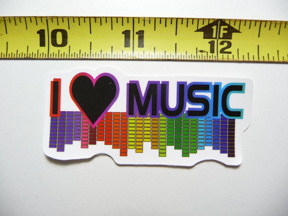 Colorful LED Equalizer Sticker for Music Lovers