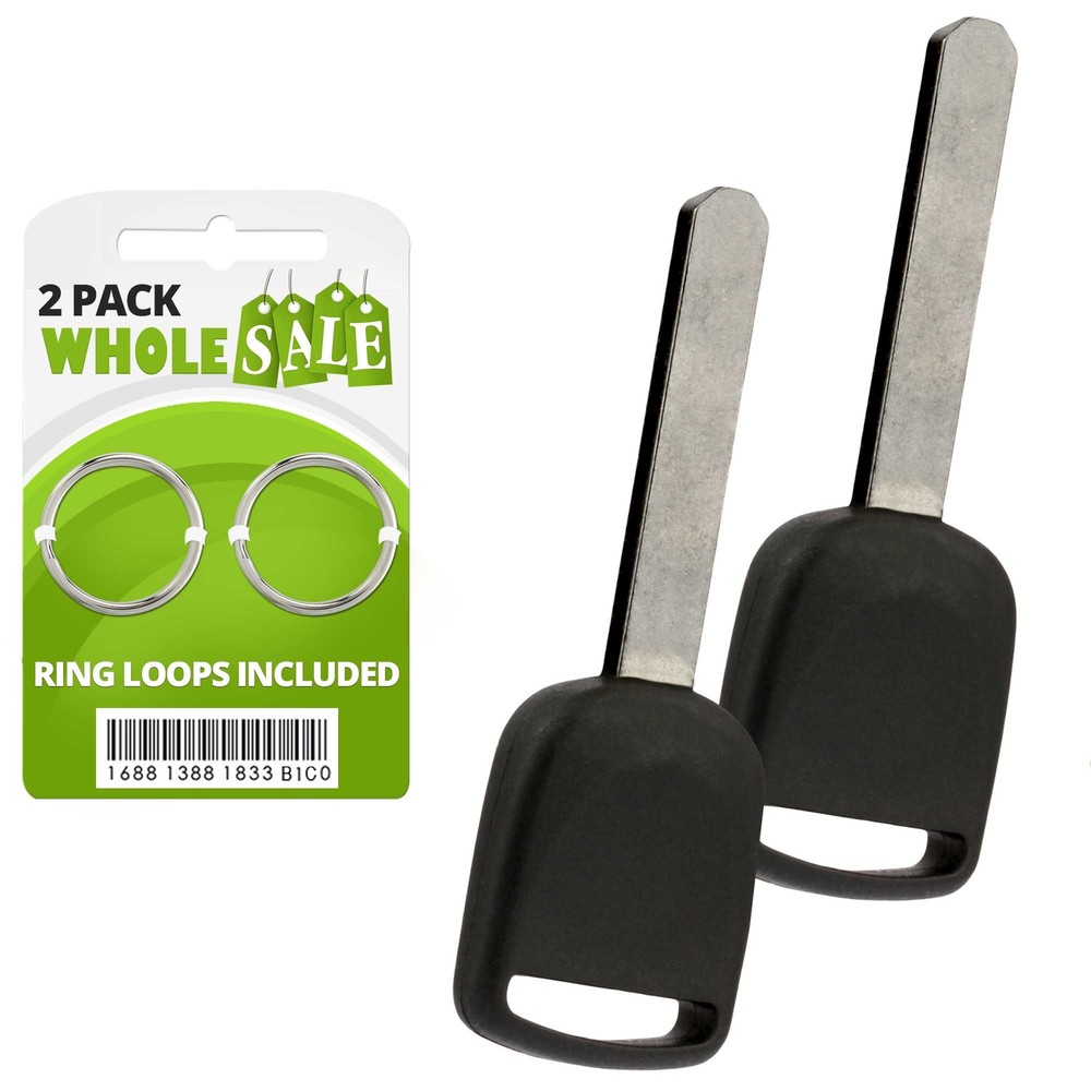 2 Replacement For 2003 2004 Honda Civic Transponder Key