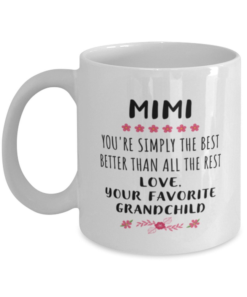 Funny Mimi Mug from Grandson - Perfect Mother's Day Gift for Mimi