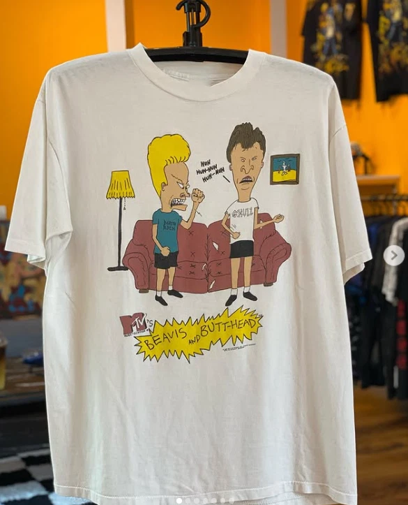 Beavis and Butthead 1993 gIFL fOR FAN T Shirt White S-5XL