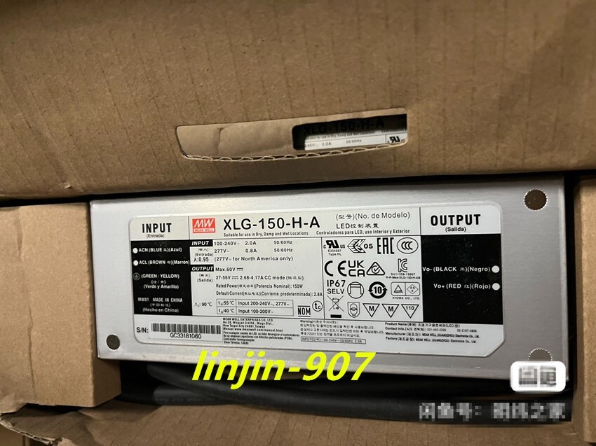1PC MEAN WELL Power Supply XLG-150-H-A