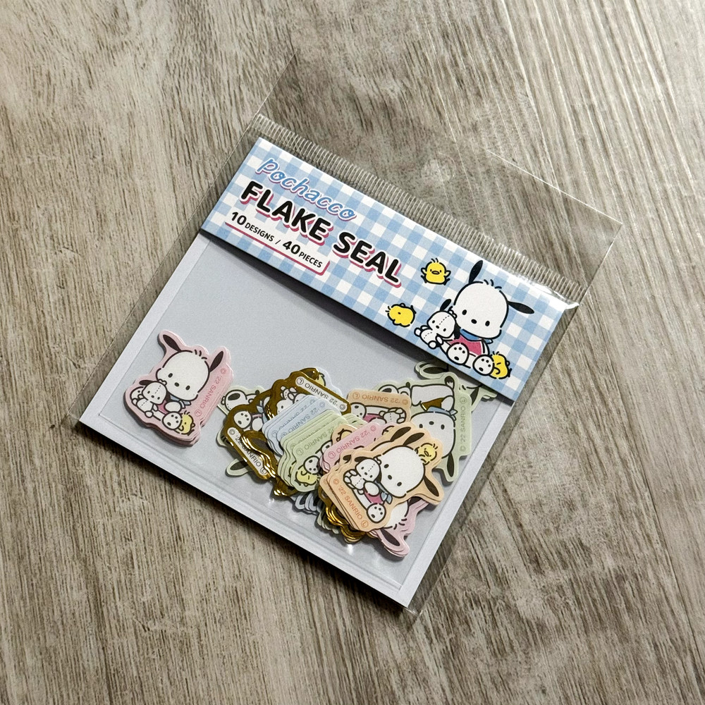 Sanrio Pochacco Flake Seal Stickers Pack from Japan