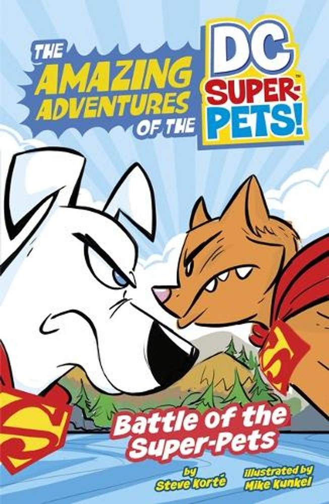 Battle of the Super-Pets by Steve Korte (English) Paperback Book