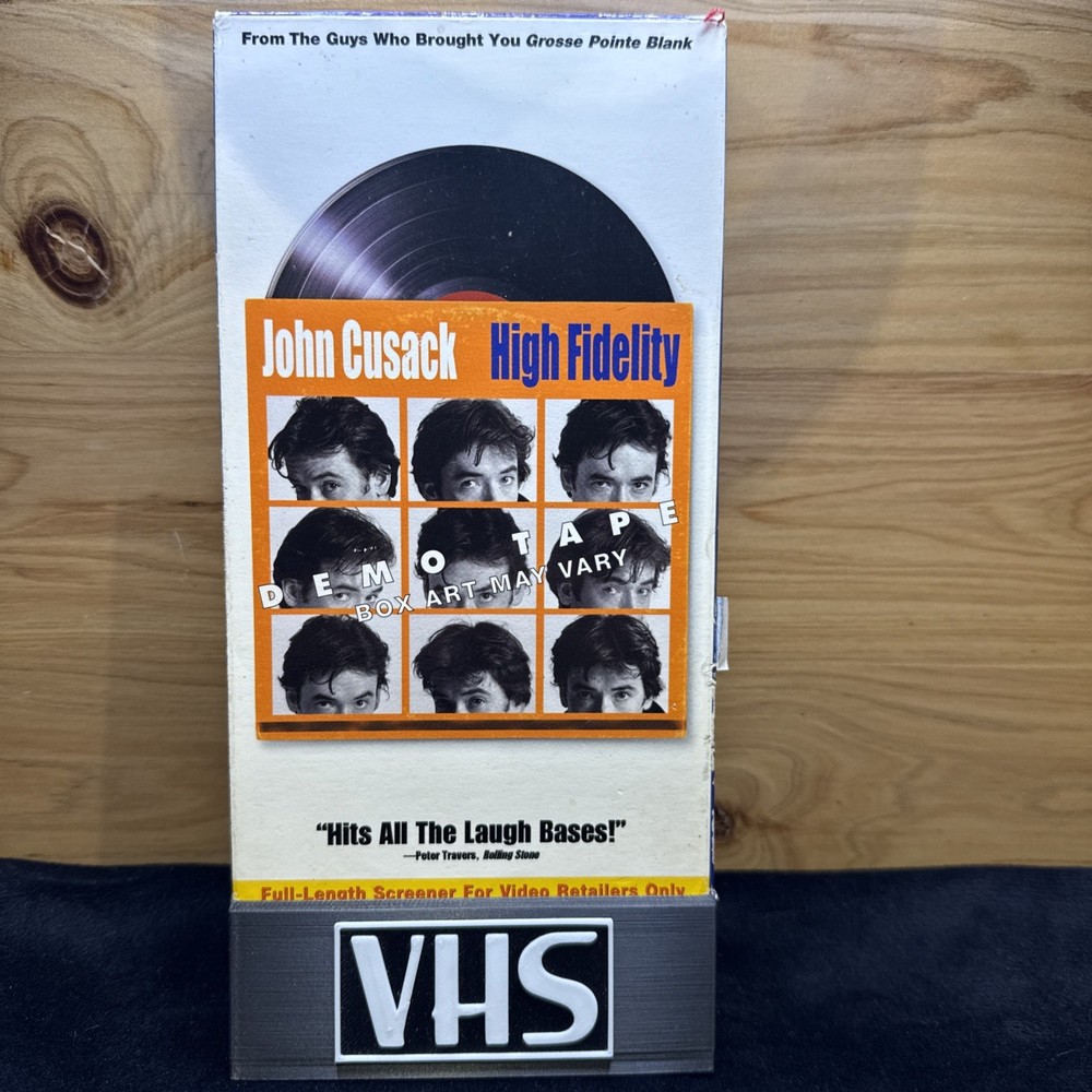 High Fidelity (VHS, 2000) Screener * Buy 2 Get 1 Free - Bundle Shipping Discount