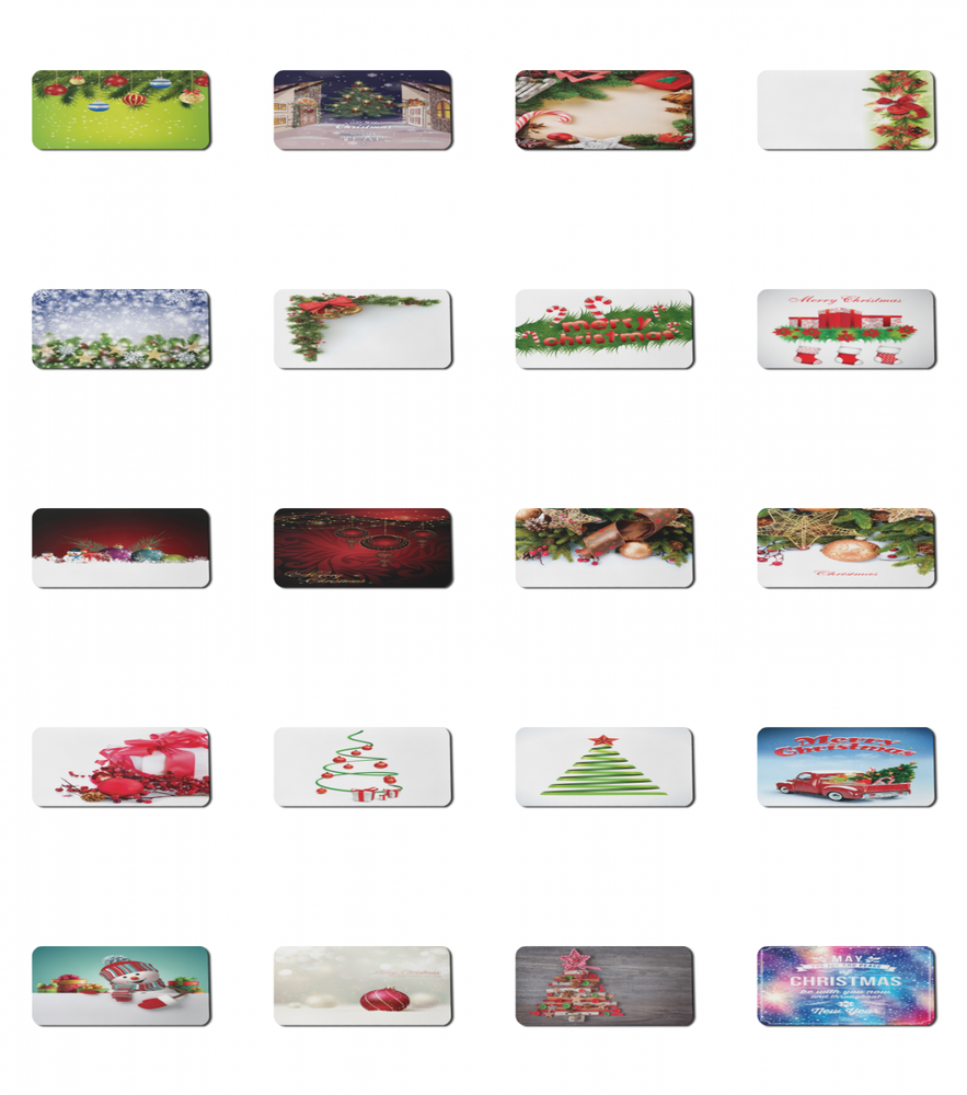 Festive Ambesonne Christmas Tree Gaming Mousepad 35x15 Non-Slip Large Rectangle