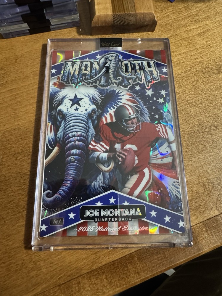 Joe Montana 1/1 Mammoth - 2025 Wild Card National Exclusive San Francisco 49ers