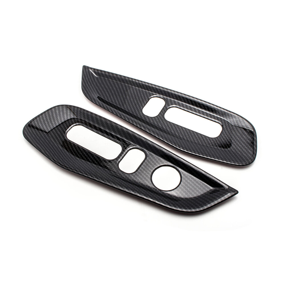 2PCS Inner Seat Handle Panel Cover Trim For Honda Accord 2018-2022 Tape ABS