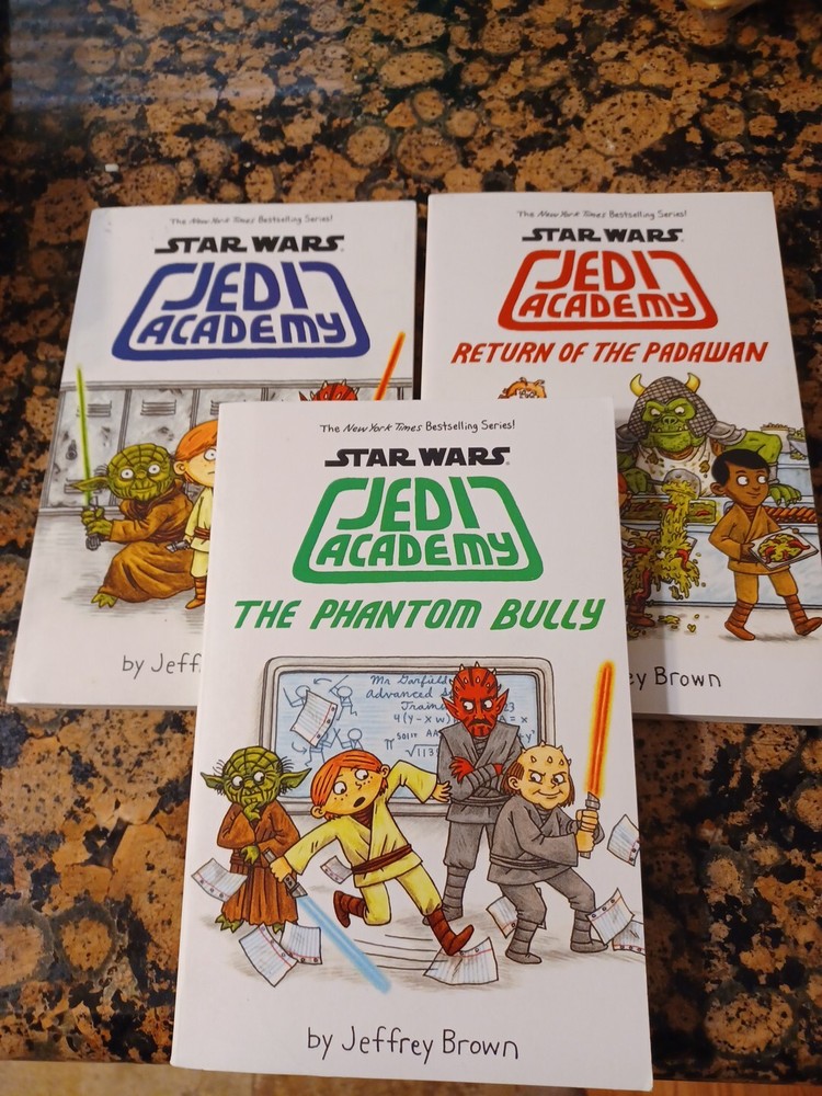 Star Wars Jedi Academy Books Lot 3 Jeffrey brown