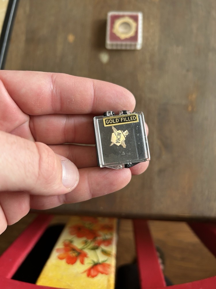 Vintage NCMA Lapel Pin Tie Tac National Contract Management Association