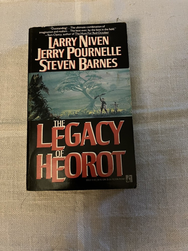 The Legacy Of Heorot By Larry Nivens 1988 1st Printing Pocket Paperback