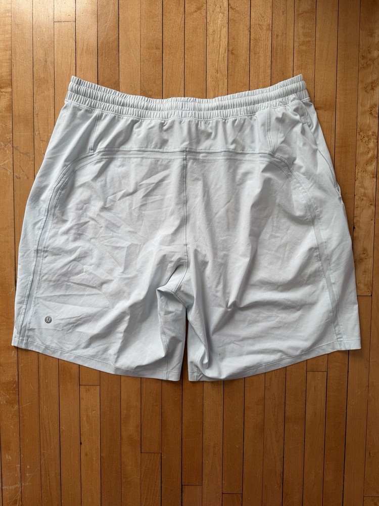 Lululemon Pace Breaker Lined Shorts Men's Light Blue 7