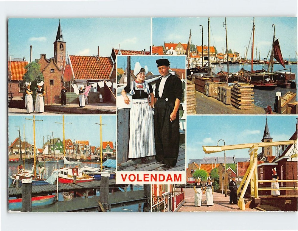 Postcard Volendam Netherlands
