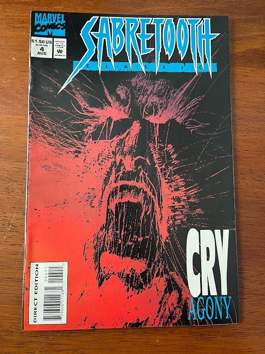 Sabretooth Classics # 4 Fine/Vf Direct Copy Marvel Comics 1994