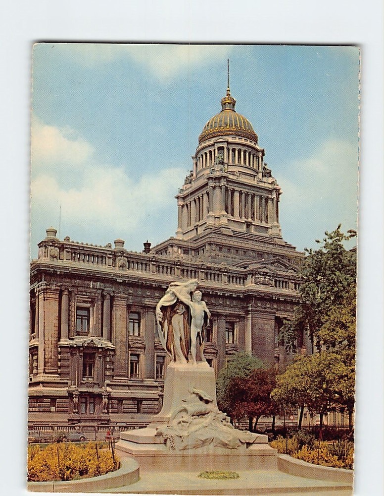 Postcard Law Courts Brussels Belgium