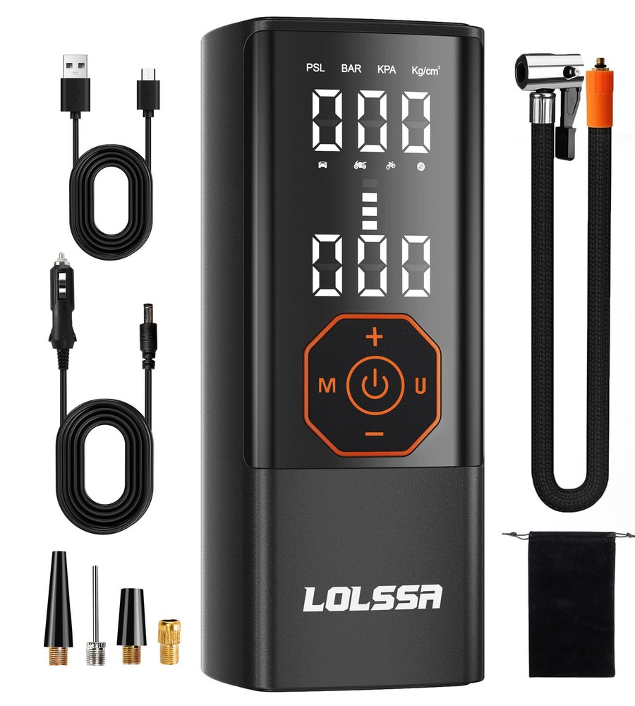 Portable 25000mAh 180PSI Tire Inflator Air Compressor for Car Tires