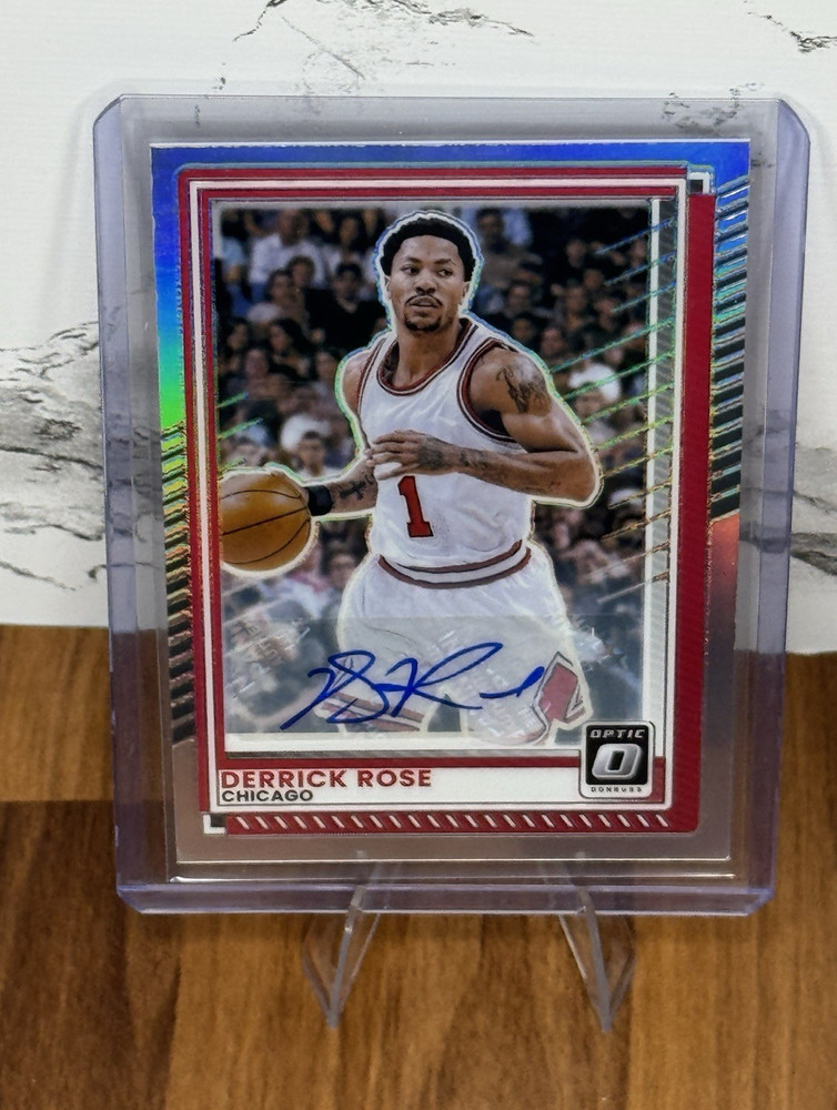Panini 2025-26 Donruss Optic Derrick Rose Auto Bulls #170 /25 (23/25)