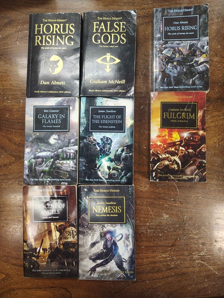 (LOT) Horus Heresy Series Lot Books 1-6 and 13 including Special Editions