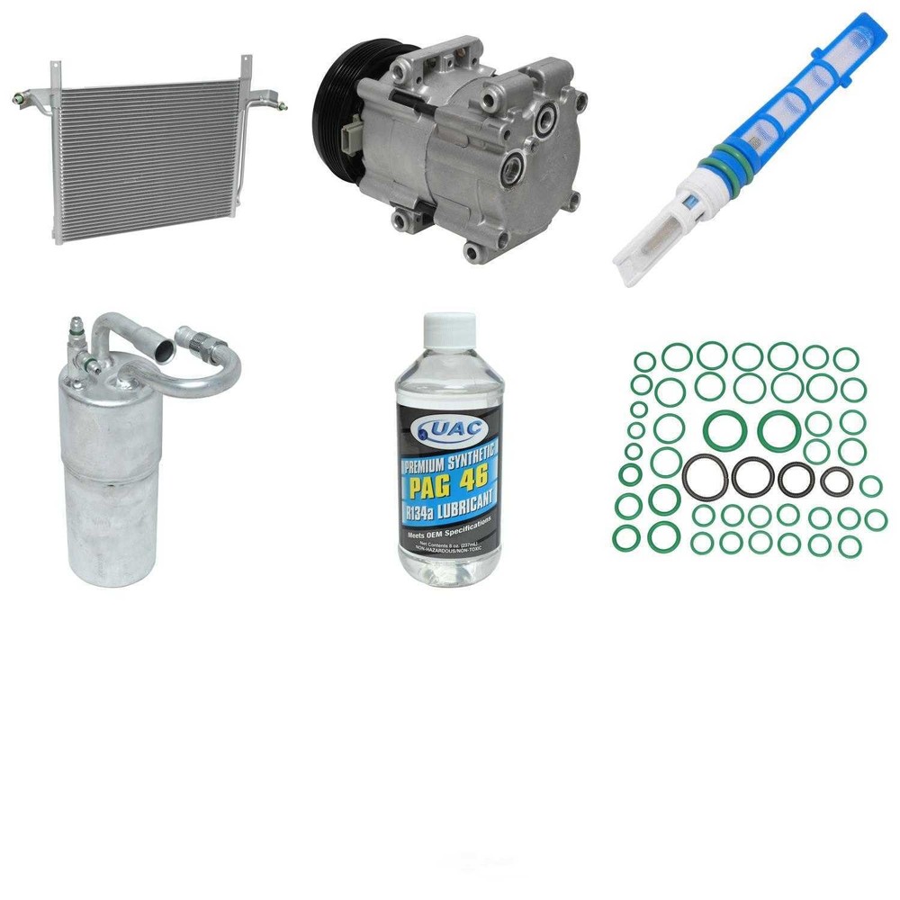 A/C Compressor Kit with Condenser Replacement UAC KT 5595A