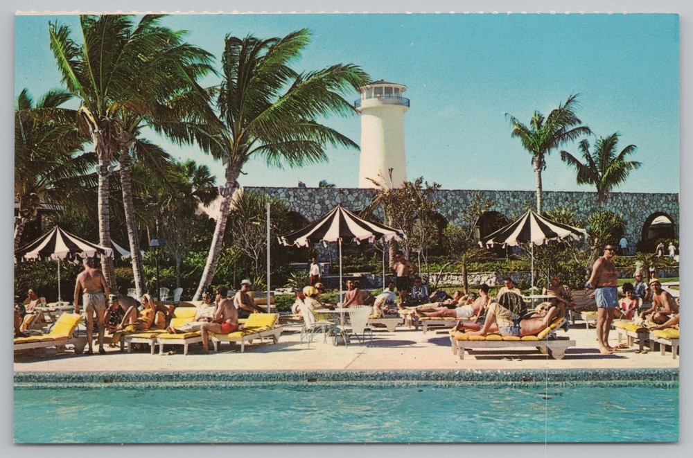 Hotel & Resort~Nassau Bahama Islands Lucayan Beach Hotel~Vintage Postcard