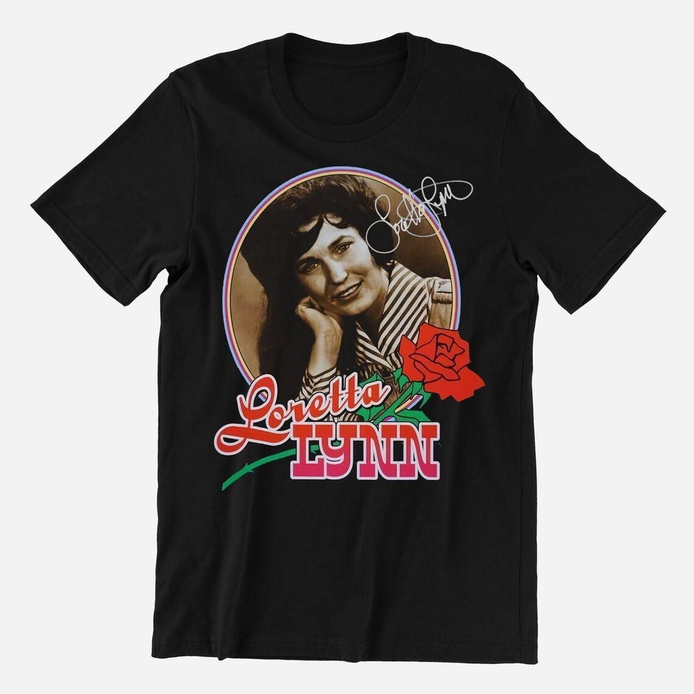 LORETTA LYNN Queen Country Cotton Black S-234XL Unisex Classic Shirt MC031