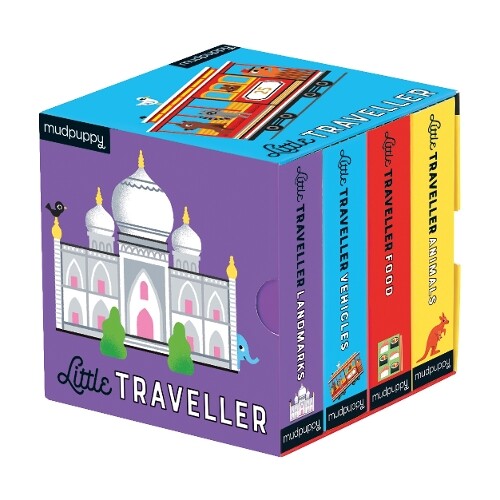 Erica Harrison Little Traveller Board Book Set for Kids in Mixed Media