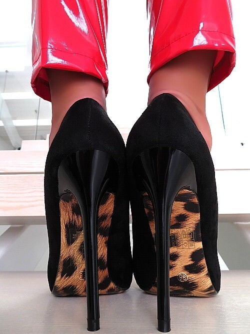 Diamantique Leo black classic pumps high heels size 37 original